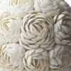 Lampe coquillage Boho - Globe rose - 20 cm