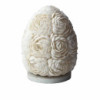 Lampe coquillage Boho - Rose ovale - 15 cm