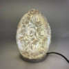 Lampe coquillage Boho - Rose ovale - 15 cm