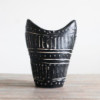 Vase en forme de tourbillons - Chocolat