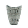 Vase à col large - Crème 22 cm