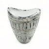 Vase à col large - Crème 22 cm