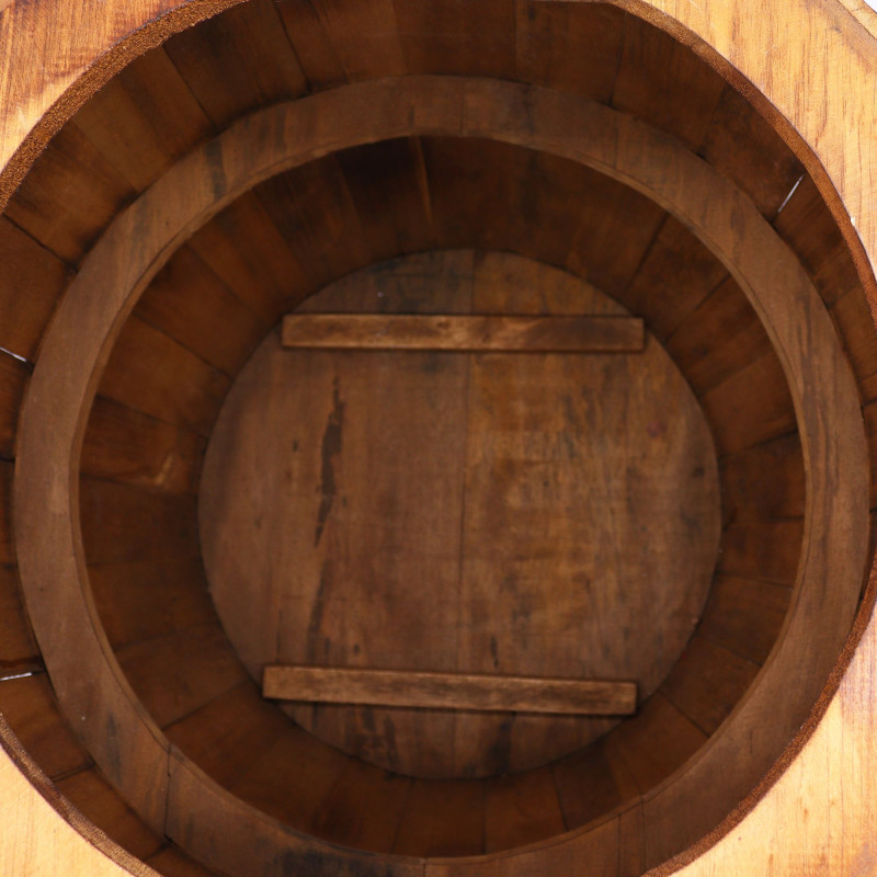 Table en tonneau de bière - Naturel