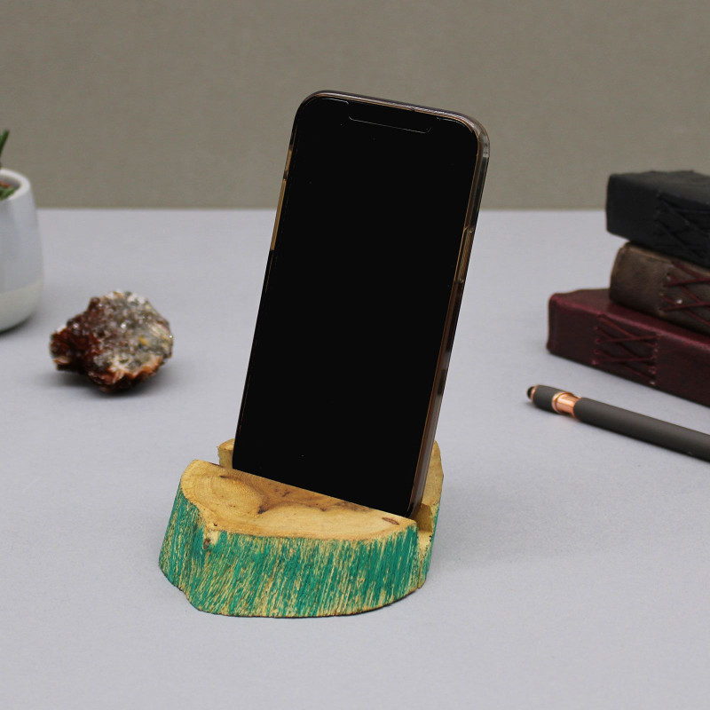 Grand support de téléphone en bois Gamal - Greenwash