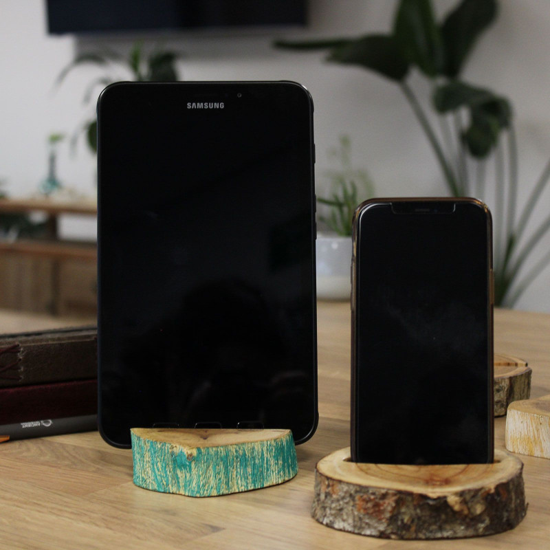 Grand support de téléphone en bois Gamal - Greenwash