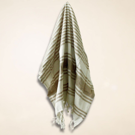 Serviette de spa Hamman - Sable - 90x170cm