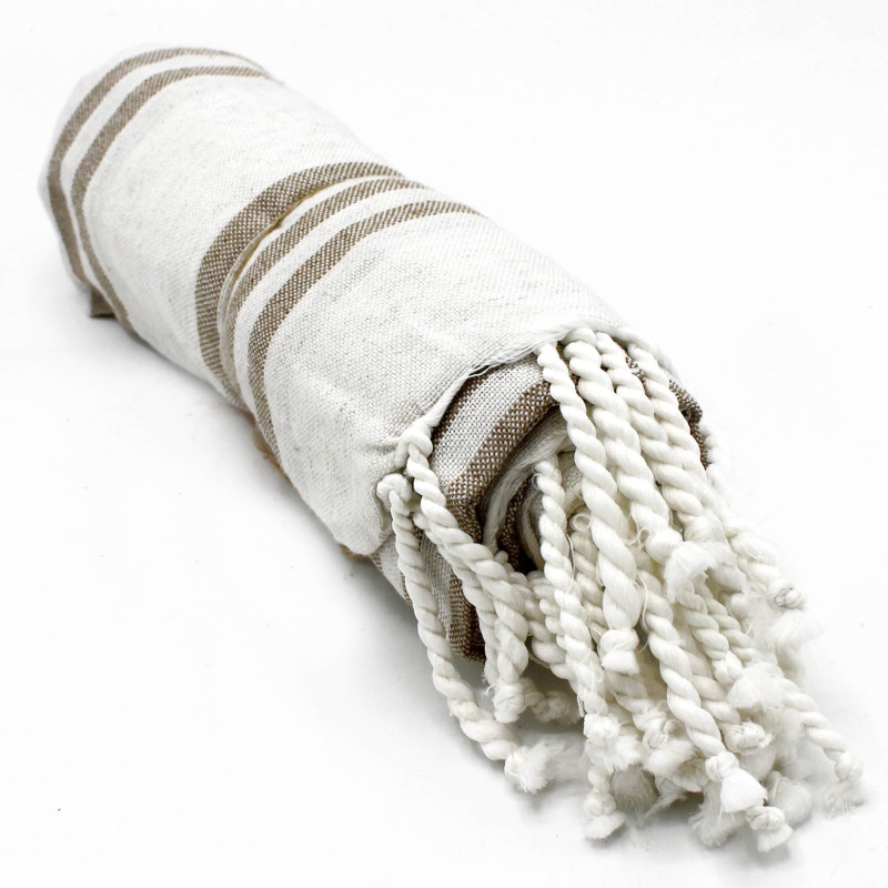 Serviette de spa Hamman - Sable - 90x170cm