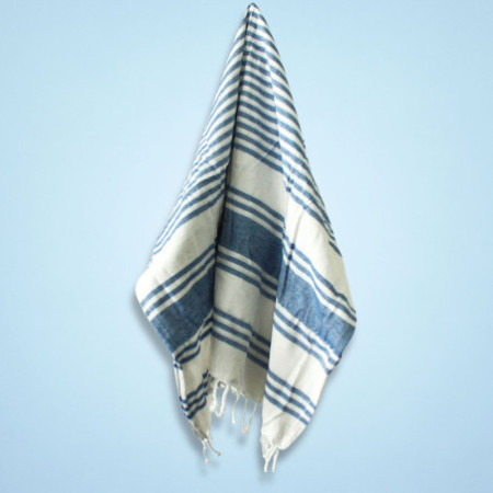 Serviette de Spa Hamman - Bleu Océan - 90x170cm
