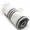 Serviette de spa Hamman - Anthracite - 90x170cm