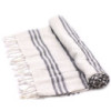 Serviette de spa Hamman - Anthracite - 90x170cm