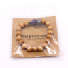 Bracelet chakra du troisième œil en bois de cèdre avec améthyste