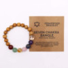 Bracelet en bois de cèdre et sept chakras
