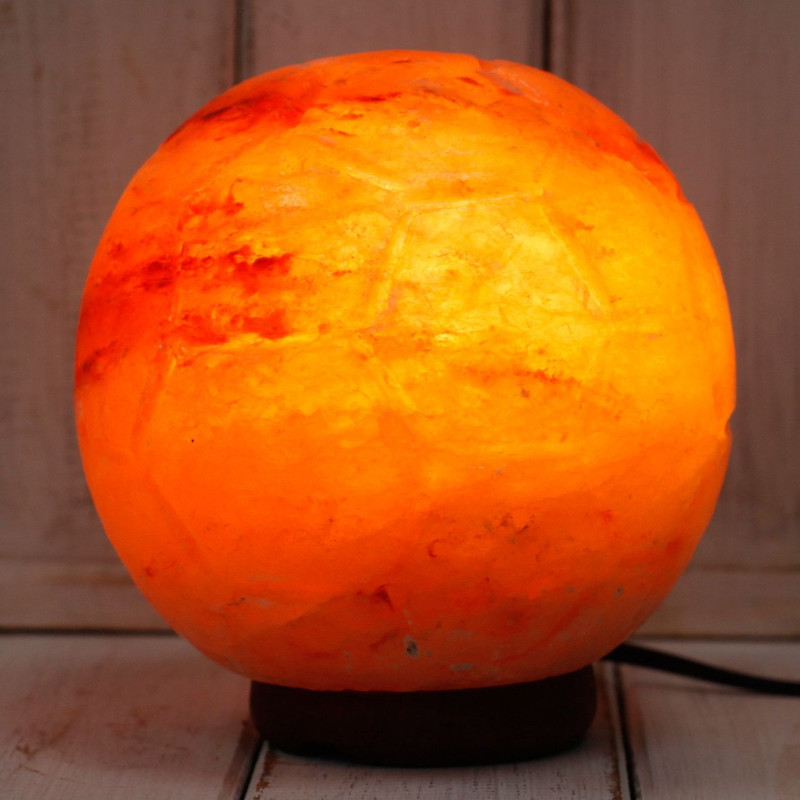 Lampe de sel artisanale - Football