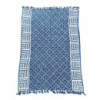 Tapis indigo fait main - 170x120cm - Kasba Tiles