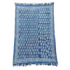 Tapis indigo fait main - 170x120cm - Fleur de Chhota