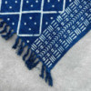 Tapis indigo fait main - 170x120cm - Midnight Heerak