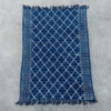 Tapis indigo fait main - 170x120cm - Midnight Heerak