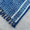 Tapis de couloir indigo fait main - 170 x 60 cm - Madjid Tiles