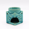 Brûleur Bouddha carré - Turquoise doux