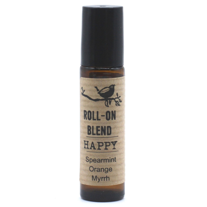 Mélange d'huiles essentielles à bille de 10 ml - HAPPY