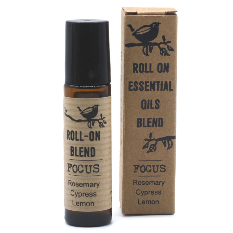 Mélange d'huiles essentielles à bille de 10 ml - FOCUS