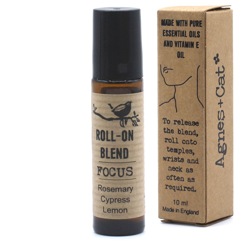 Mélange d'huiles essentielles à bille de 10 ml - FOCUS