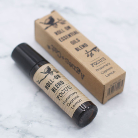 Mélange d'huiles essentielles à bille de 10 ml - FOCUS