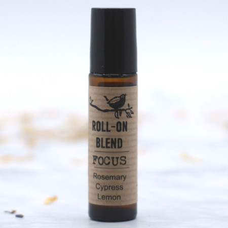 Mélange d'huiles essentielles à bille de 10 ml - FOCUS