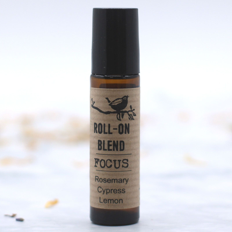 Mélange d'huiles essentielles à bille de 10 ml - FOCUS