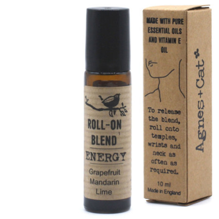 Mélange d'huiles essentielles à bille de 10 ml - ÉNERGIE