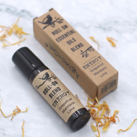 Mélange d'huiles essentielles à bille de 10 ml - ÉNERGIE