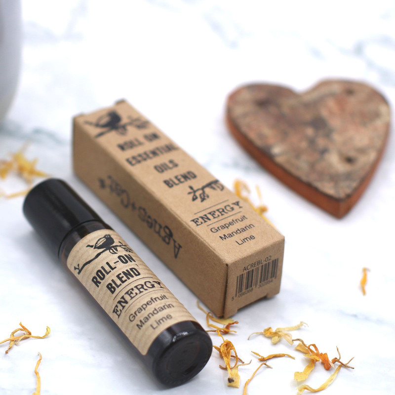 Mélange d'huiles essentielles à bille de 10 ml - ÉNERGIE