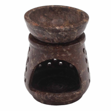 Petit brûle-parfum en stéatite 8 cm - Classique