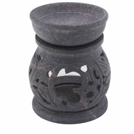 Petit brûleur à huile en stéatite 8 cm - Om