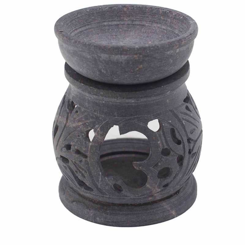 Petit brûleur à huile en stéatite 8 cm - Om