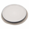Set de table naturel - Jute et coton 30 cm - Bordure ivoire