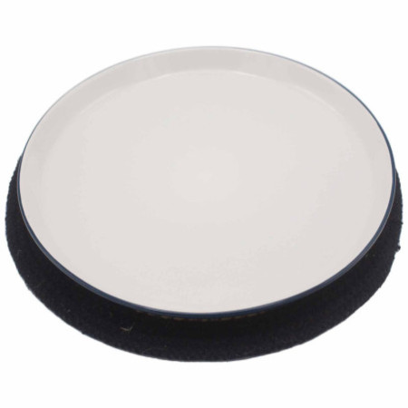 Set de table naturel - Jute et coton 30 cm - Bordure noire
