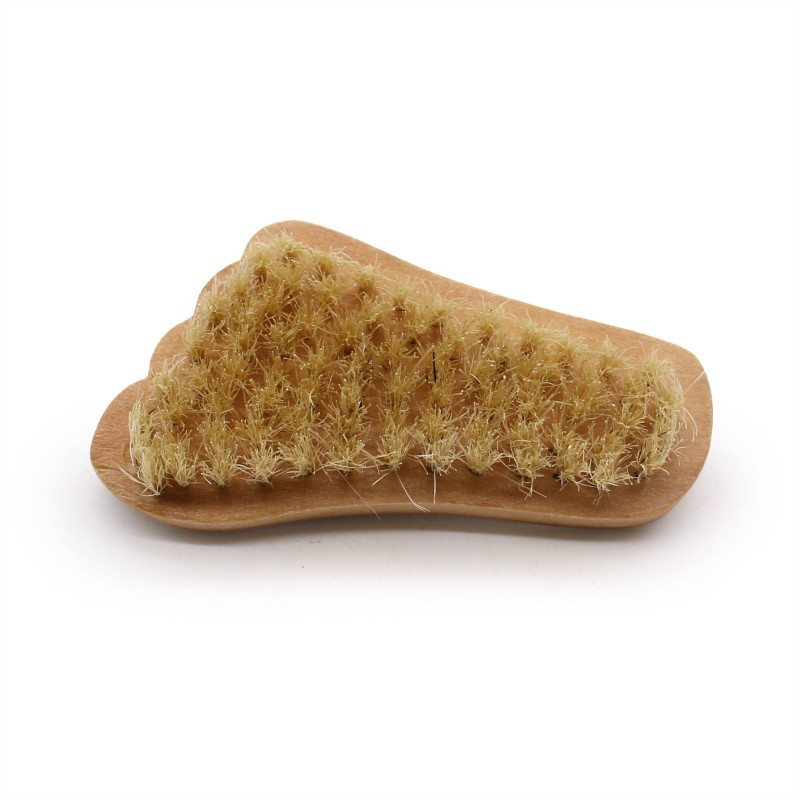 Mini brosse en forme de pied