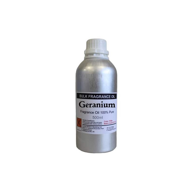 Huile parfumée pure au géranium - 500 ml