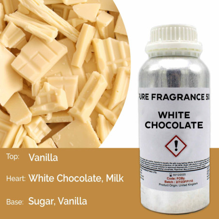 Huile parfumée pure au chocolat blanc - 500 ml