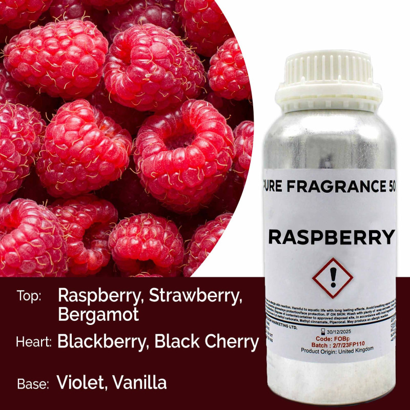 Huile parfumée pure à la framboise - 500 ml