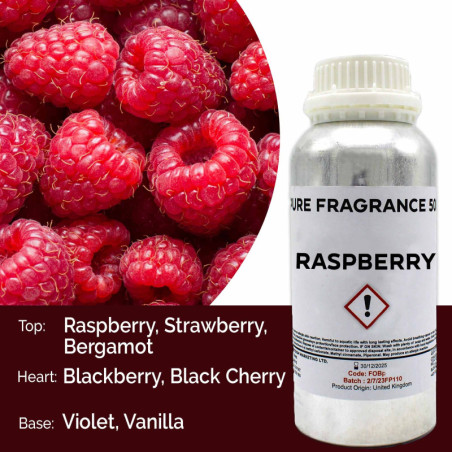 Huile parfumée pure à la framboise - 500 ml