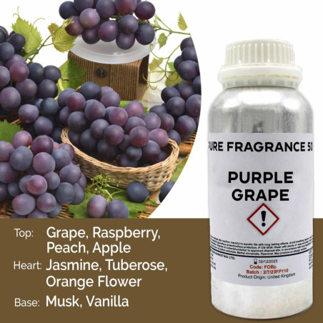 Huile parfumée pure raisin violet - 500 ml
