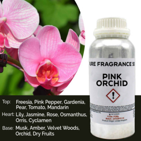 Huile parfumée pure Orchidée rose - 500 ml