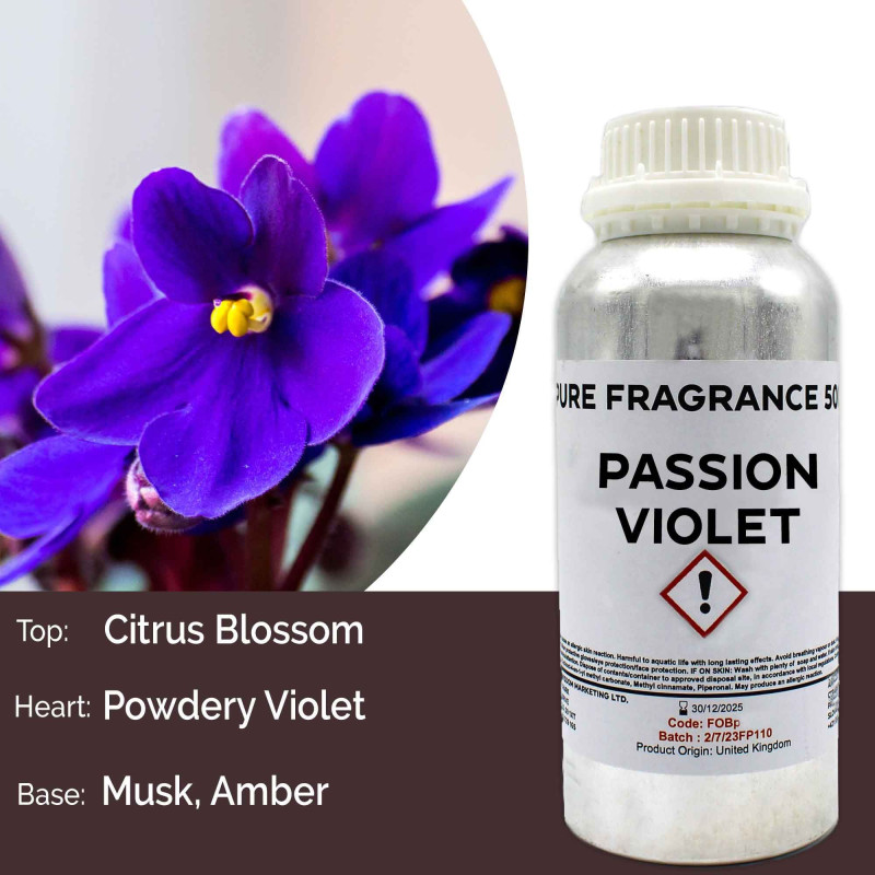 Huile parfumée pure Passion Violette - 500 ml