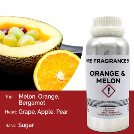 Huile parfumée pure orange et melon - 500 ml