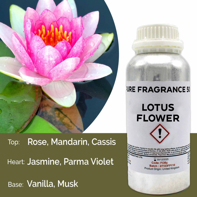 Huile parfumée pure fleur de lotus - 500 ml