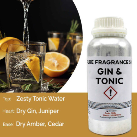 Huile parfumée pure Gin & Tonic - 500 ml