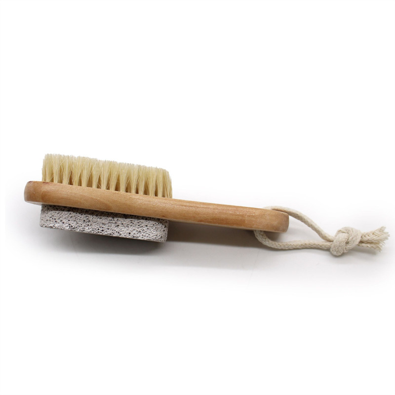 Brosse à dos en pierre ponce