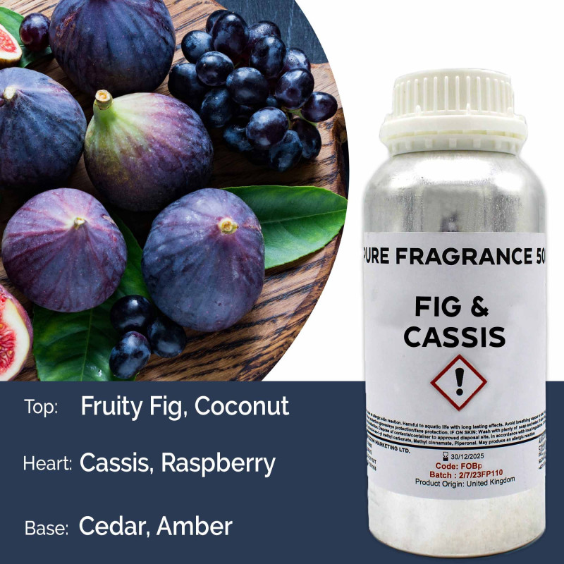 Huile parfumée pure Figue et Casis - 500 ml